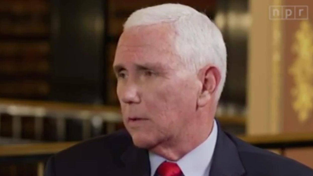 Pence was asked if Trump is a good man and he passed the buck to God