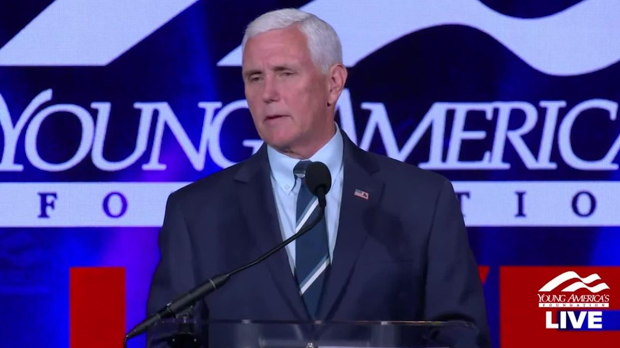Pence says conservative movement isn't divided (even though MAGA crowd wanted to hang him)