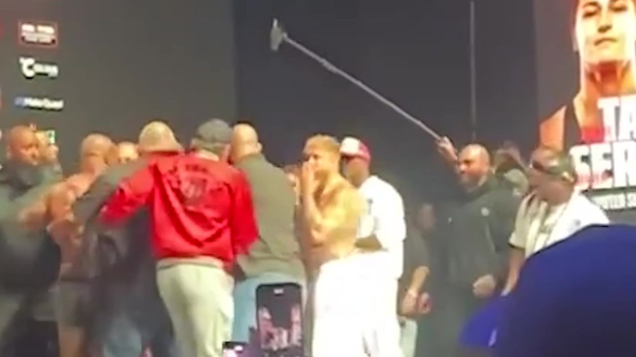 Mike Tyson slaps Jake Paul as tempers flare in fiery face-off ahead of Netflix fight in Texas