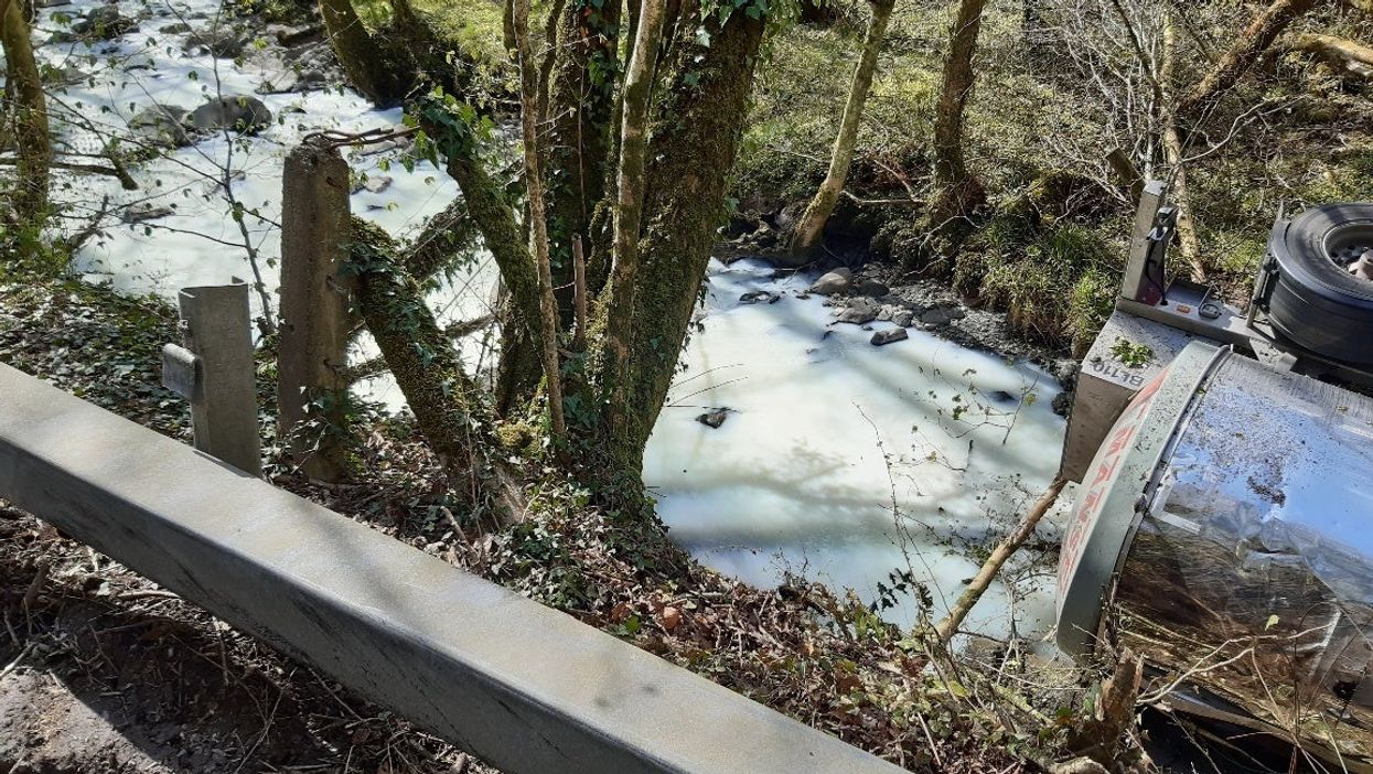Milk in the River Dulais