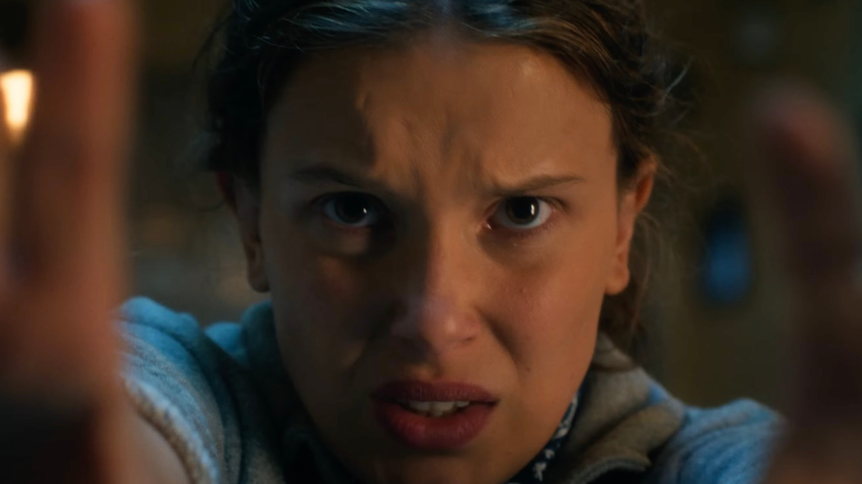 Millie Bobby Brown as Eleven in Stranger Things season five.