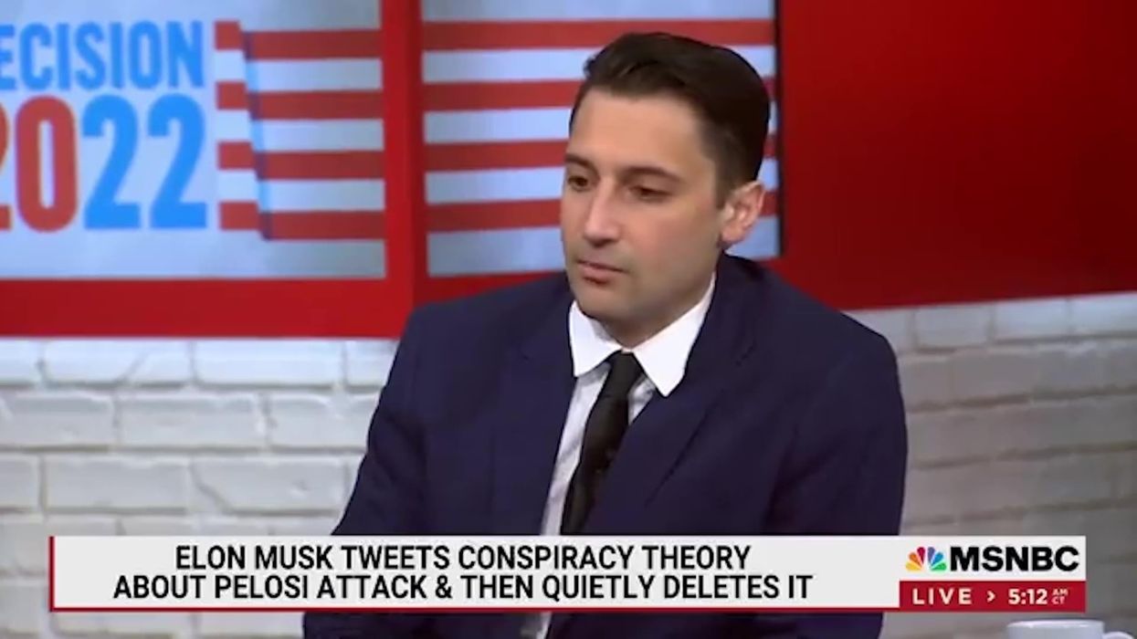 Disinfo expert appears to choke back tears after Elon Musk bought Twitter