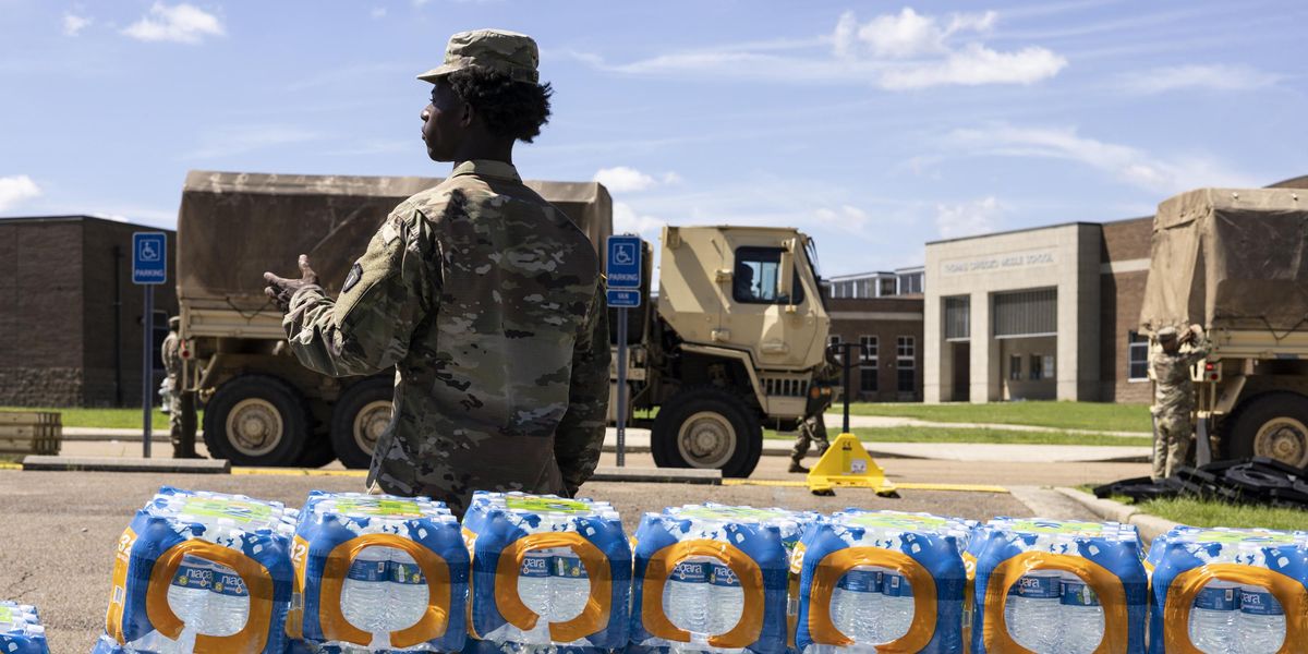 Flooding has made Mississippi water so dirty residents shower with their mouths shut