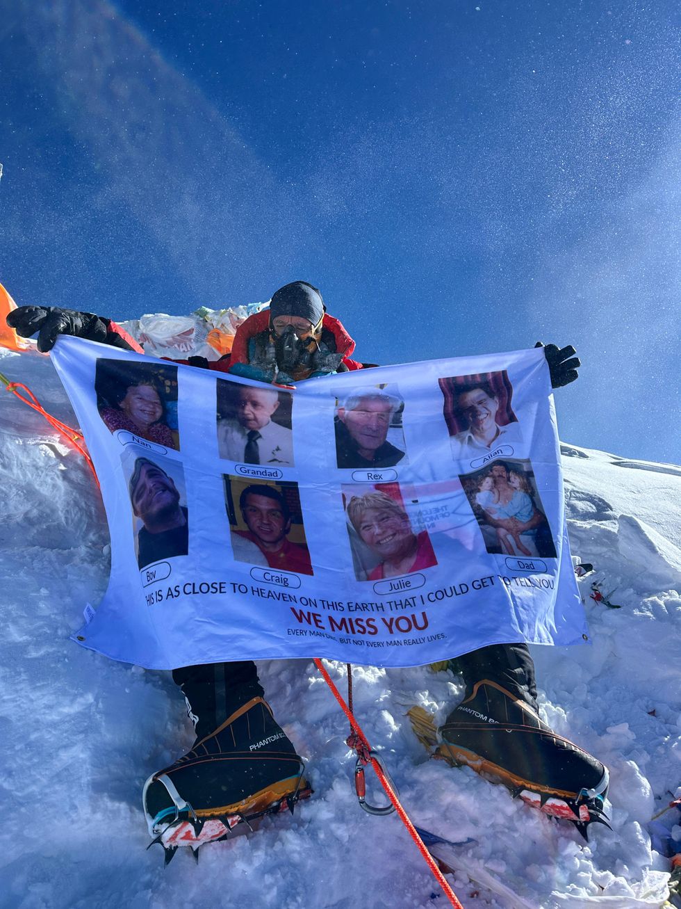 Former Royal Marine completes ‘world’s longest triathlon’ at Everest summit