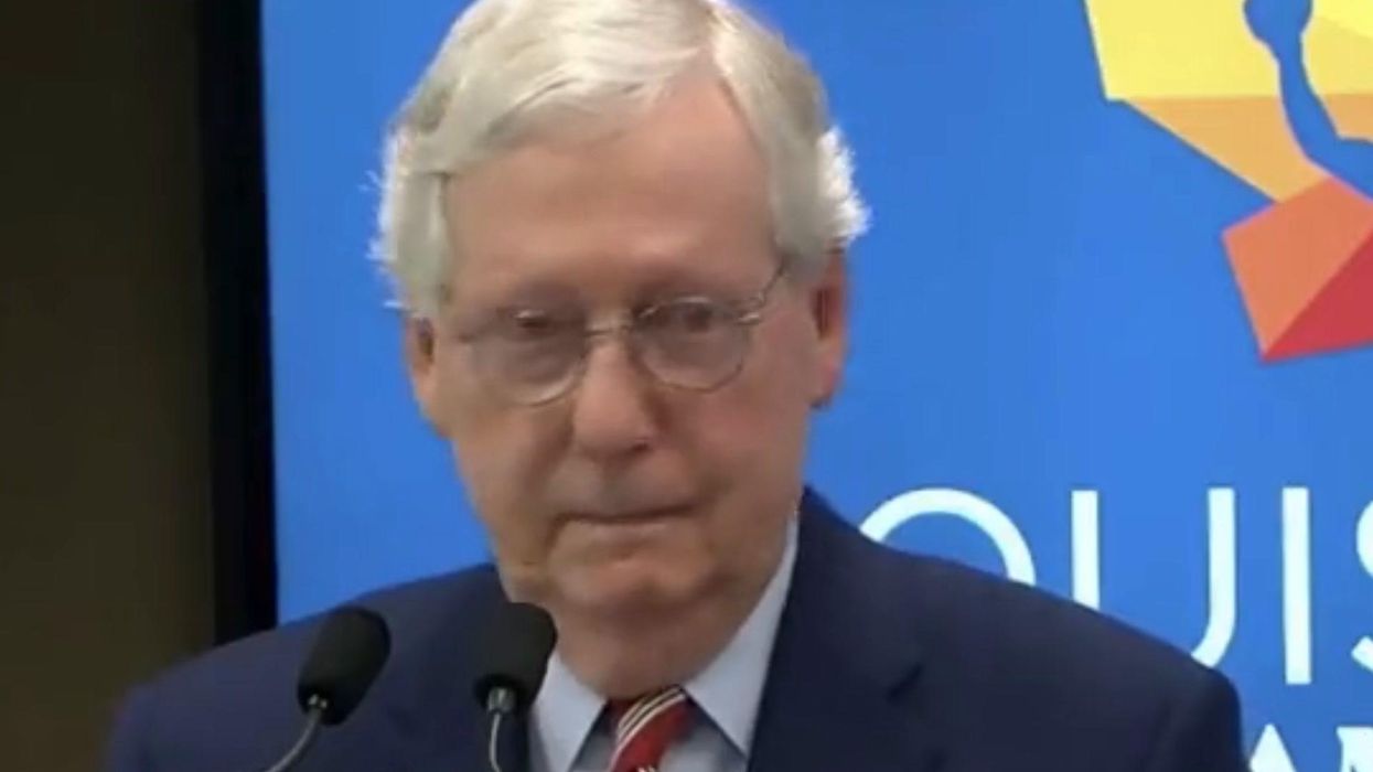 Mitch McConnell has bizarre response to Trump calling his wife 'crazy'
