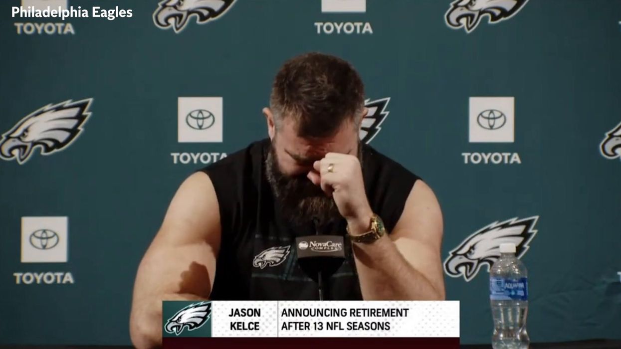 Taylor Swift fans detect hidden messages in Jason Kelce's retirement speech