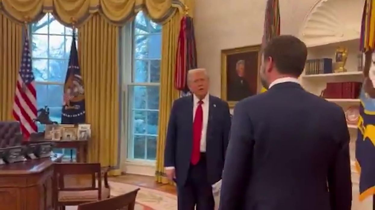 'Wait, did Donald Trump win the World Cup?' Eagle-eyed viewers spot strange detail in the Oval Office