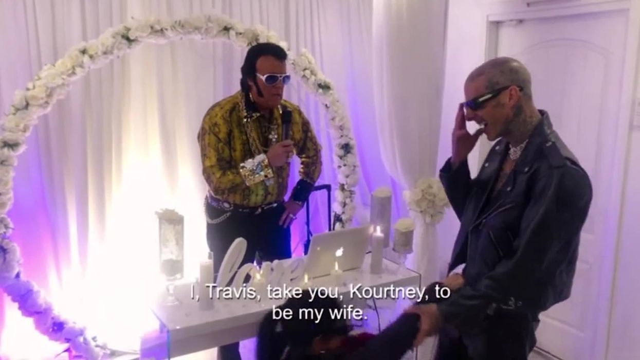 Kourtney Kardashian accidentally called 'Khloe' when getting married to Travis Barker