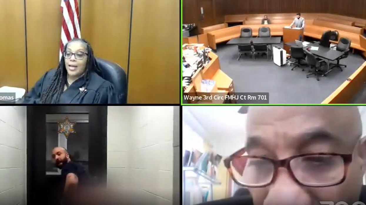 Michigan man pulls trousers down and 'moons' judge during bond hearing