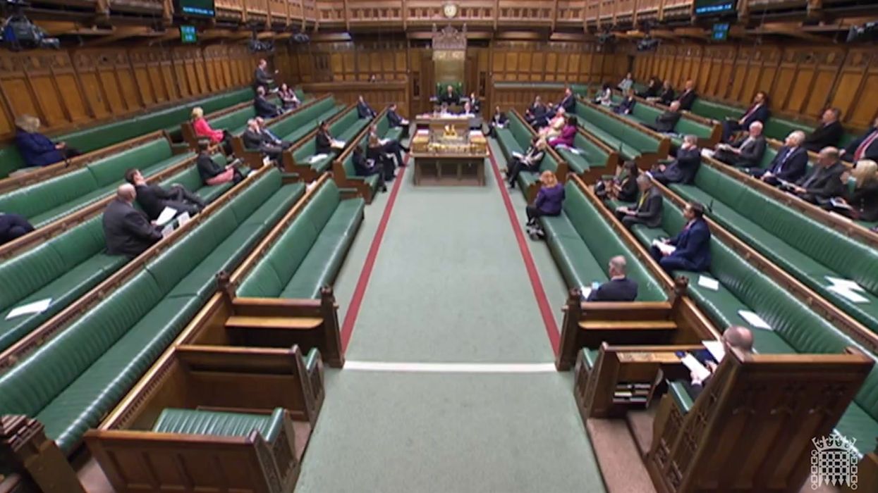 Moment Tory MP stands up in Commons and says he's 'lost his virginity' today