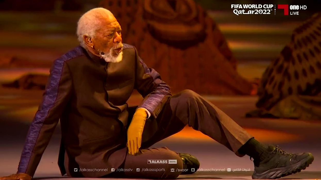 Morgan Freeman’s World Cup opening ceremony performance leaves viewers angry and baffled