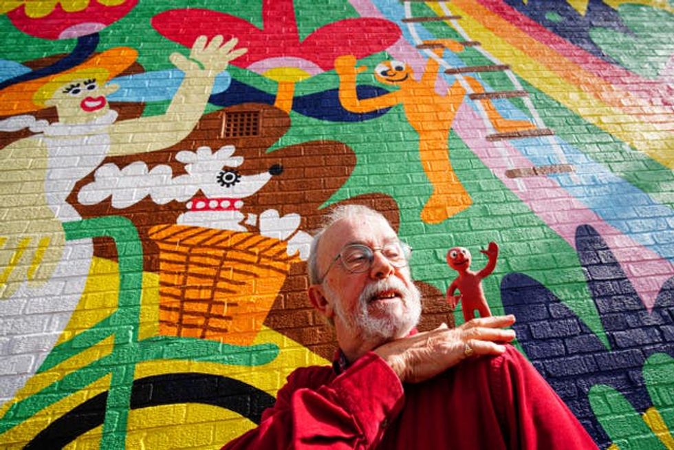 Morph and his co-creator Peter Lord