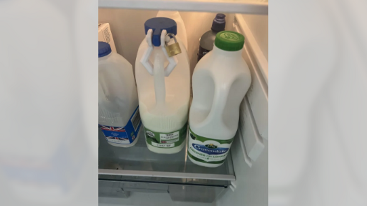 'Petty' office worker who padlocks their milk in communal fridge sparks debate