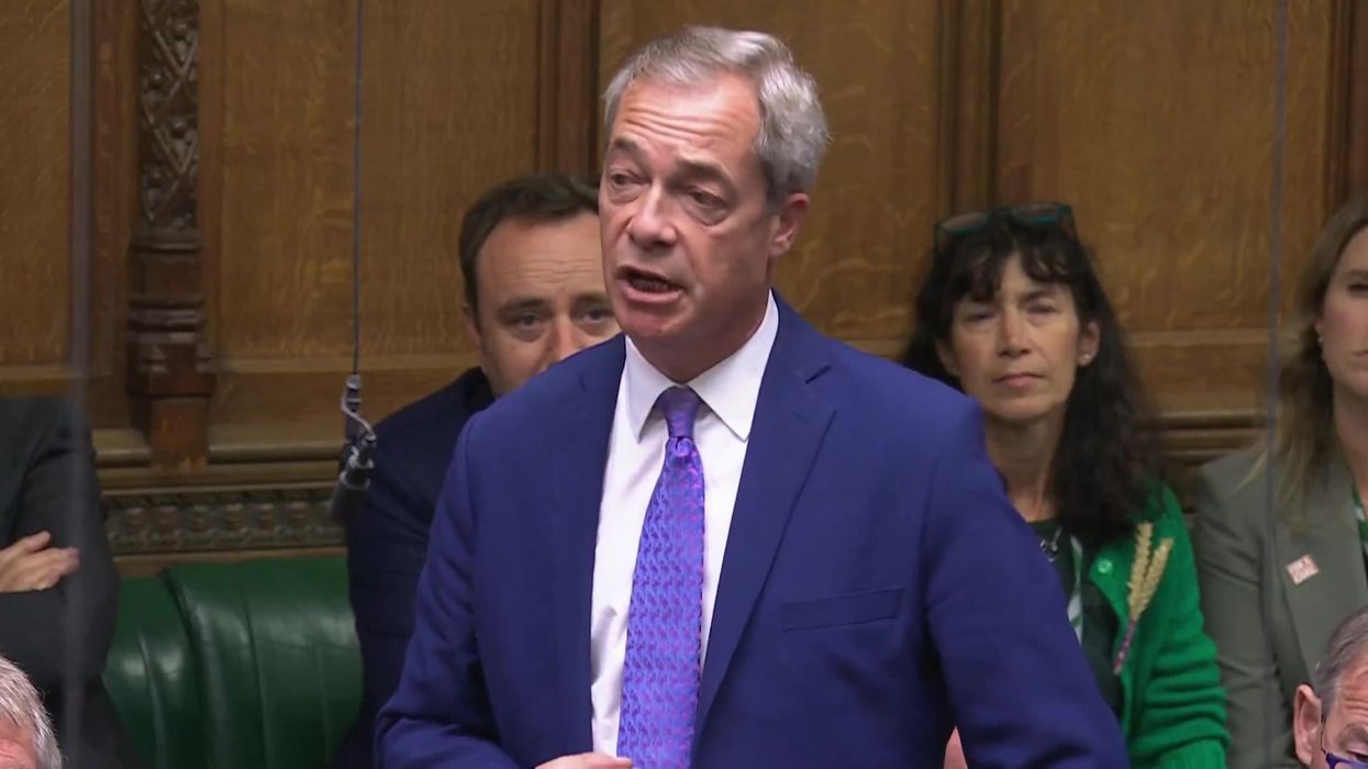 Nigel Farage shouted down by MPs in House of Commons for repeating right-wing conspiracy theory