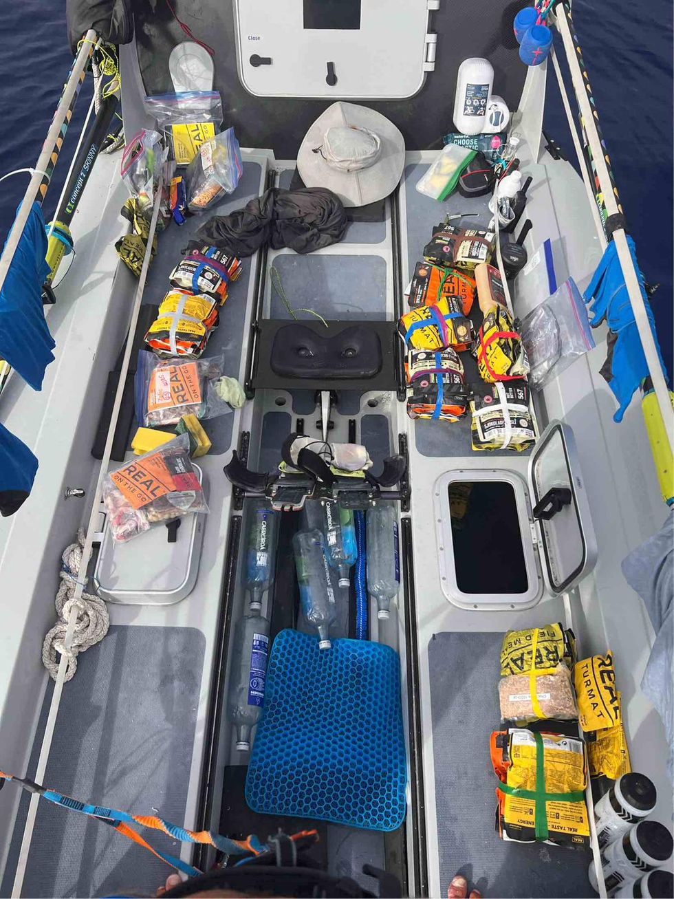 Mr Awin said 'the orderliness of the boat is something I\u2019ve struggled with'