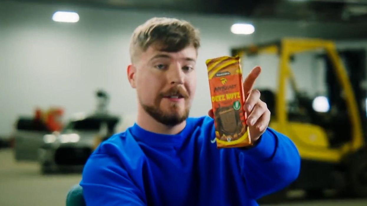 Mr Beast wanted to run a Super Bowl ad about a chocolate bar called 'Deez Nuts'