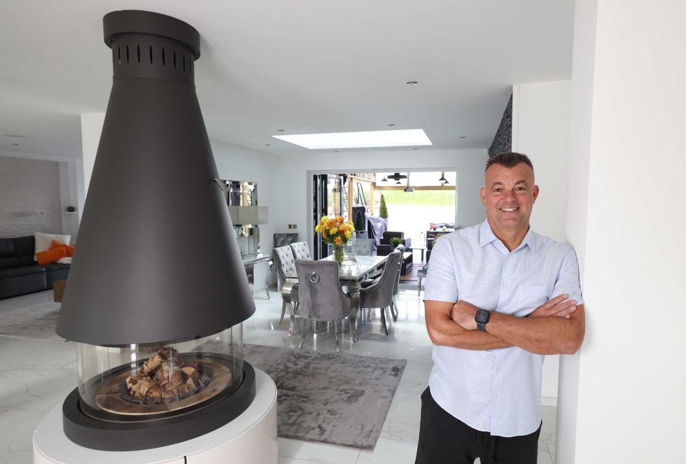 Mr Bull said: 'The house is extra special because I did so much of the work myself'