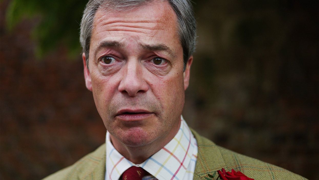 Mr Farage did not take part in the debate yesterday