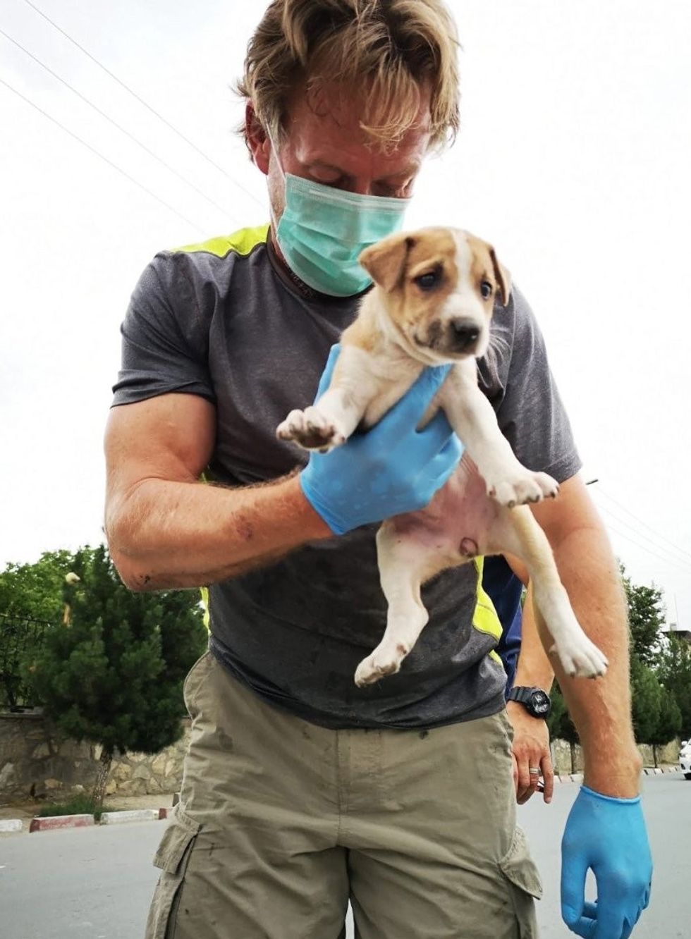 Mr Farthing said 67 people, including workers at his charity and their families, are in the process of settling in the UK (Nowzad/PA)