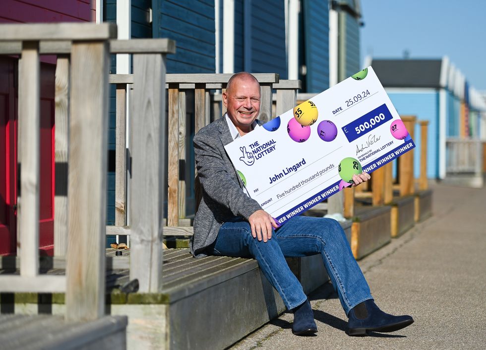 Mr Lingard has no plans to retire any time soon as he wants to 'make the most of every moment, whether that\u2019s work, rest or play'. (National Lottery/ PA)