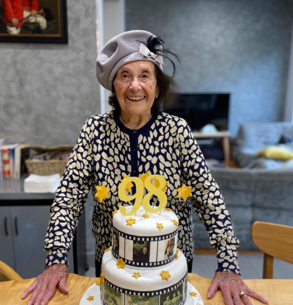 Ms Ebert recently celebrated her 98th birthday (@DovForman)