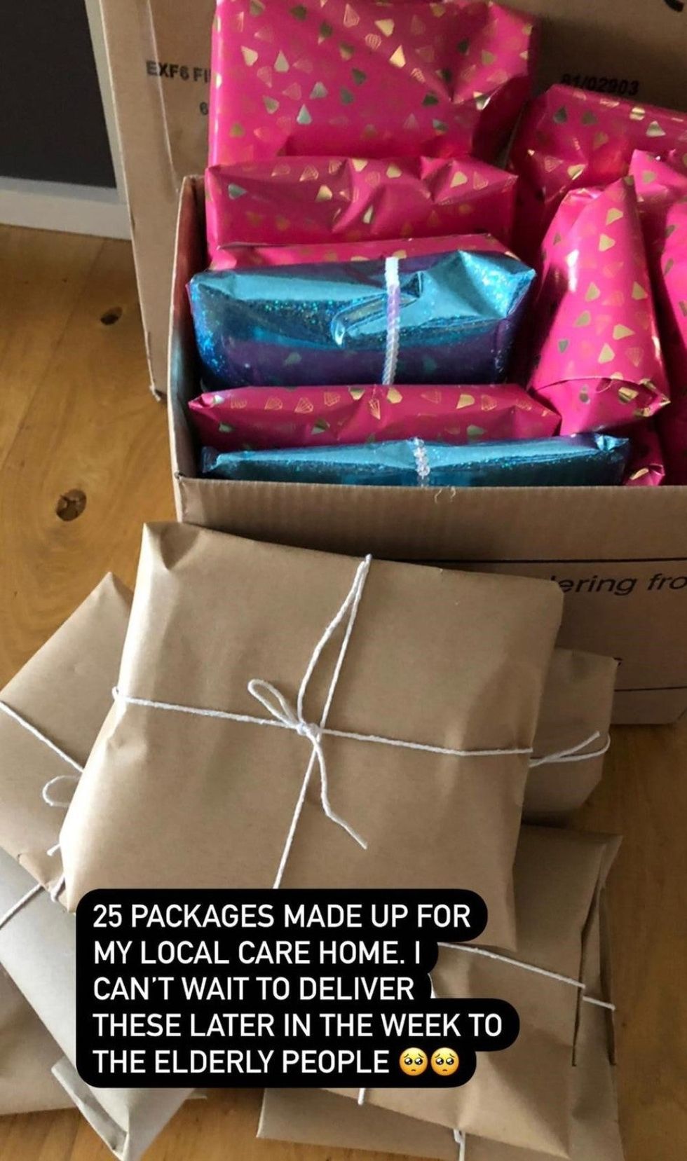 Ms Rose once made and posted 20 packages in one day (Alice Rose)