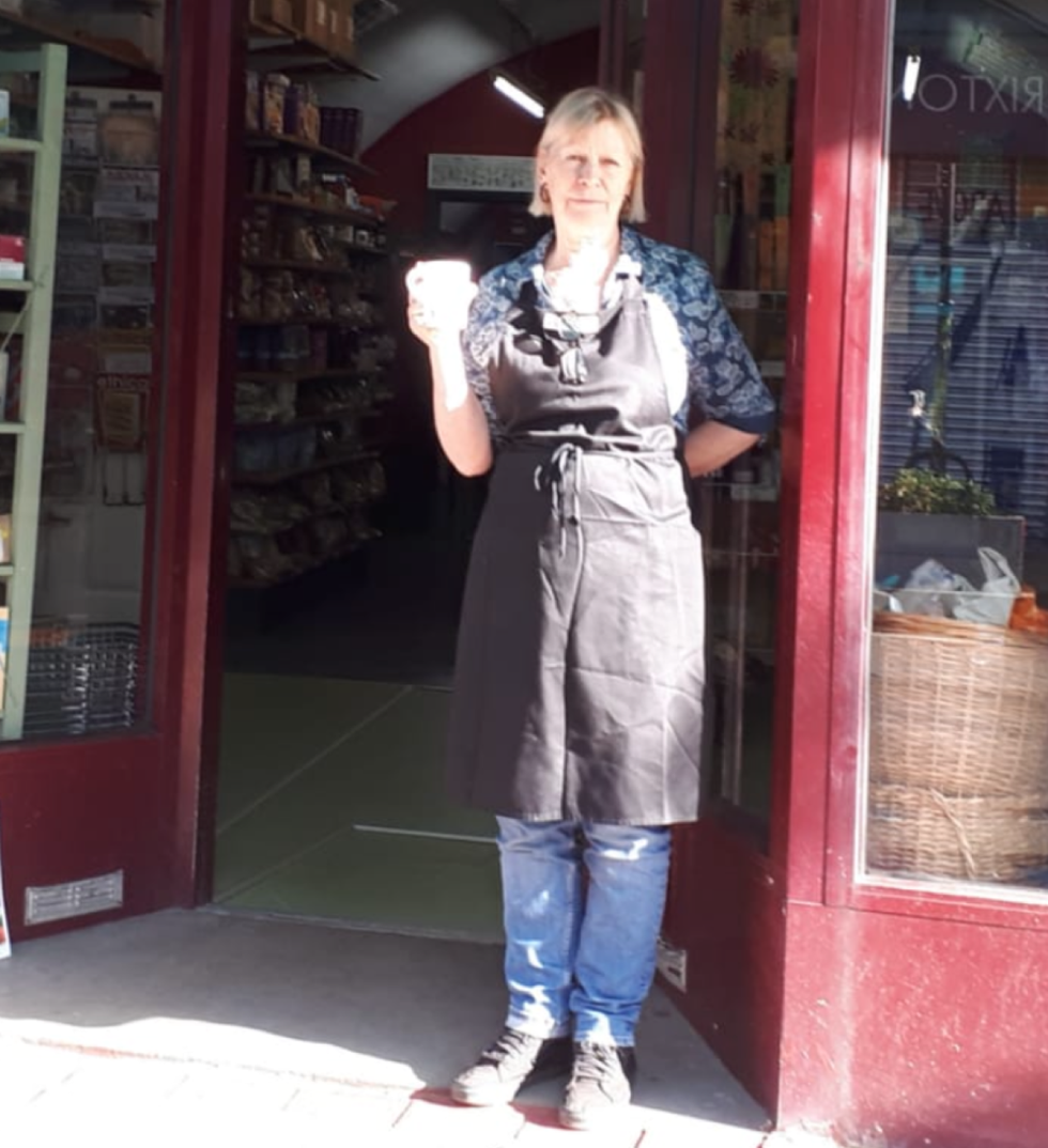 Ms Waterfield has been at Brixton Wholefoods for 42 years (Hilary Waterfield)