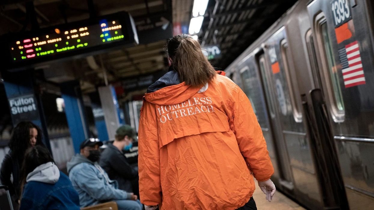 Man pushes bag of human poop into woman's face in disgusting subway attack