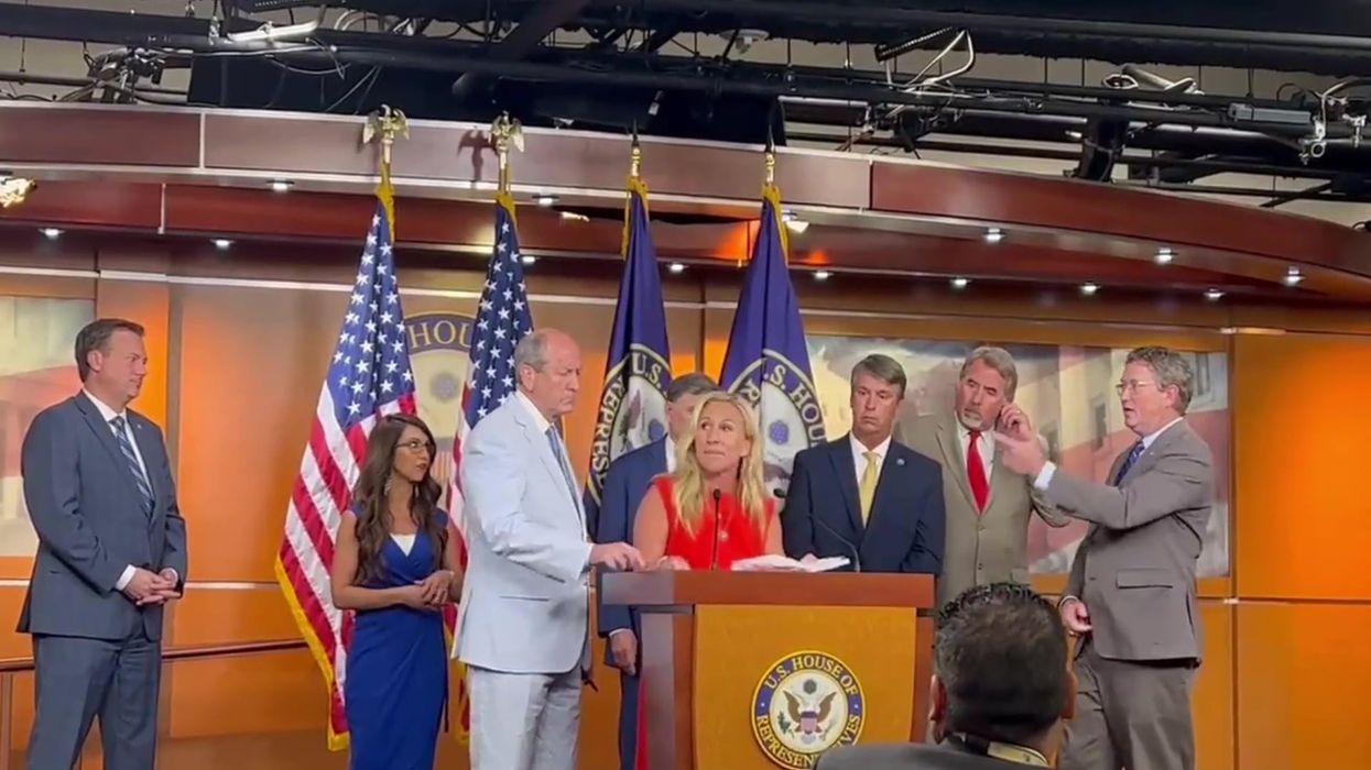 Marjorie Taylor Greene tells British reporter to 'go back to your country' when quizzed on gun violence