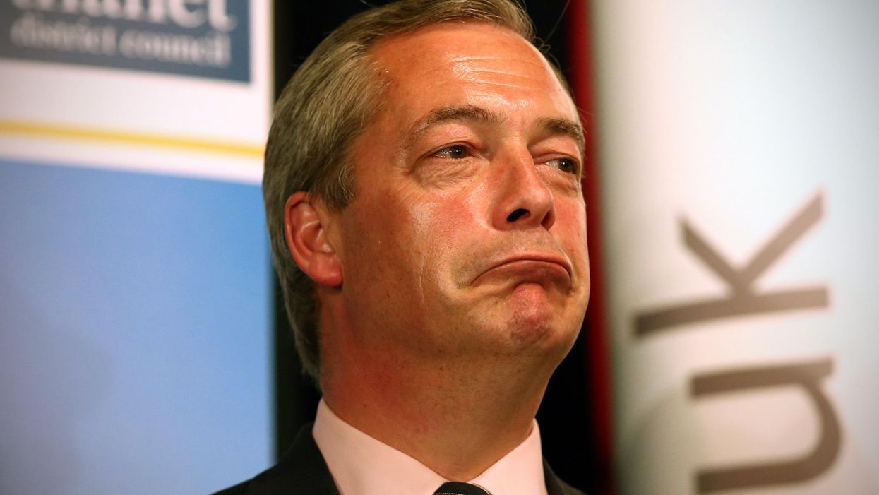 Mulling the hat trick? Nigel Farage has returned twice after resigning as Ukip leader