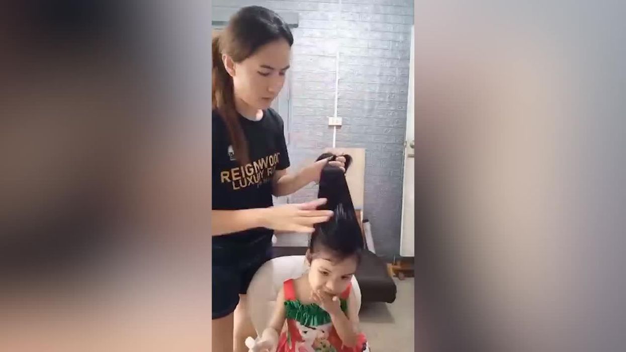 Mum sparks outcry after cutting off daughter's hair as punishment