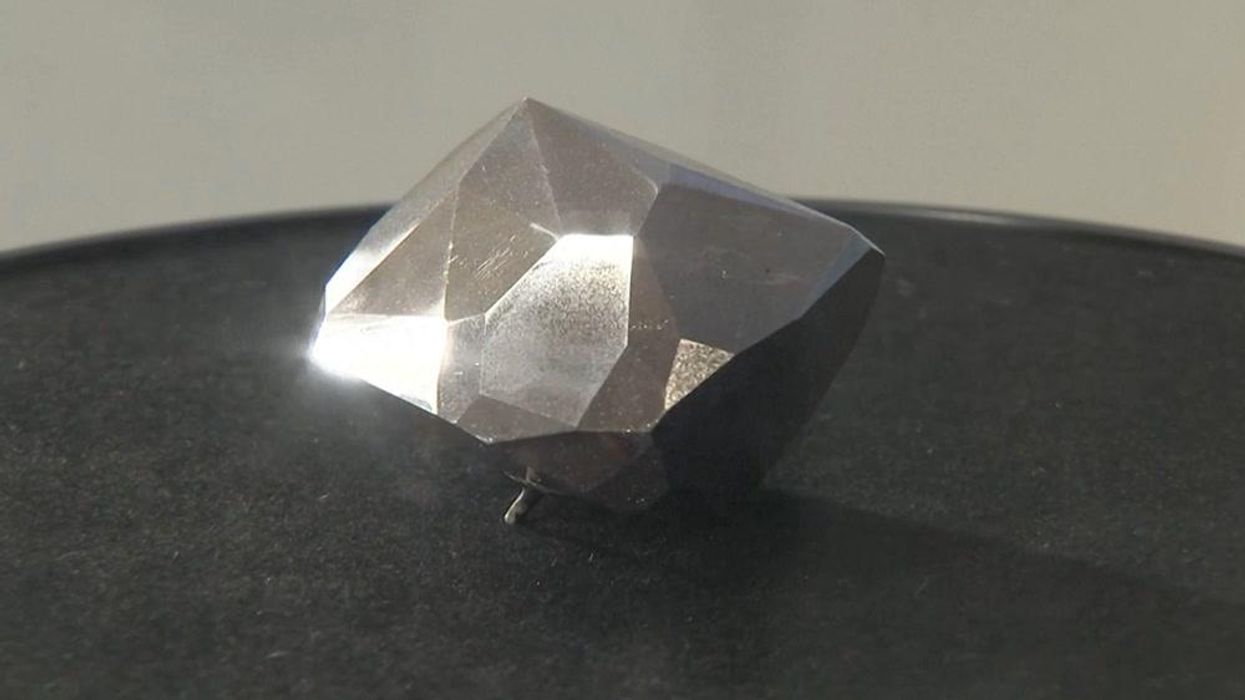 Mysterious 'Enigma' black diamond goes up for auction