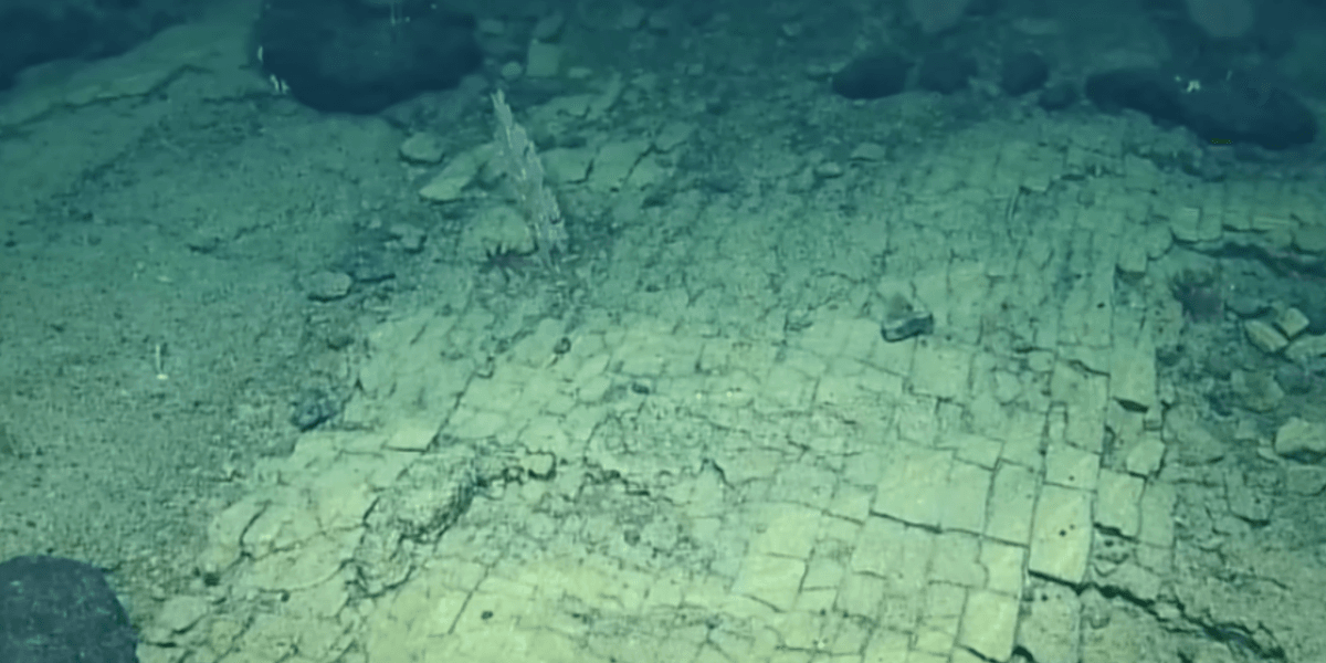 Mysterious 'yellow brick road to Atlantis' found on bottom of ocean