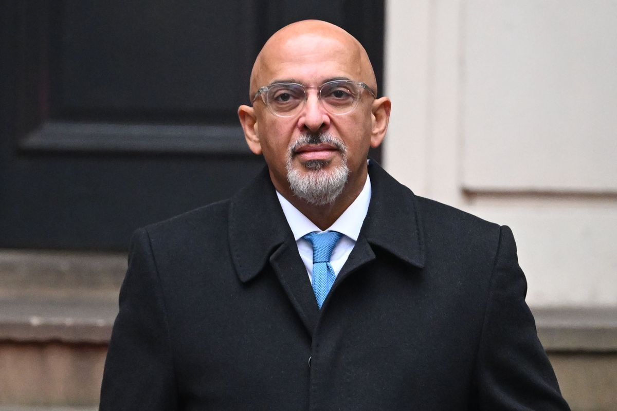 Nadhim Zahawi, leaves the Conservative Campaign Headquarters on January 25, 2023 in London, England