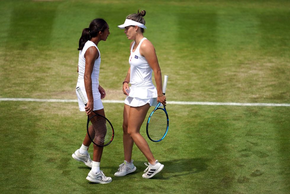 All-British pair reach women’s doubles quarter-finals for first time in 40 years
