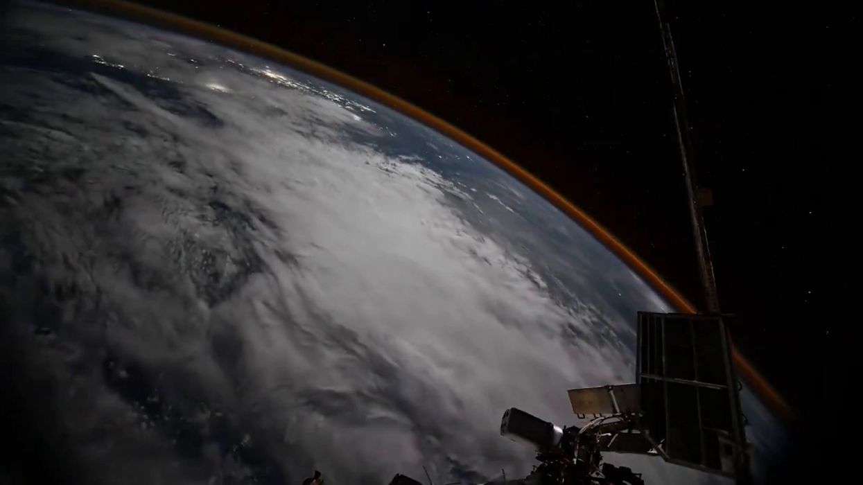 NASA astronaut captures surprise aurora from space - and it's truly magical