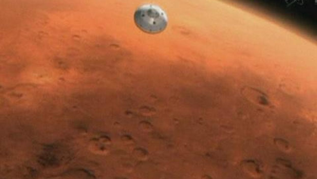 Conspiracy theorists have a lot of thoughts about what the 'doorway' on Mars could be