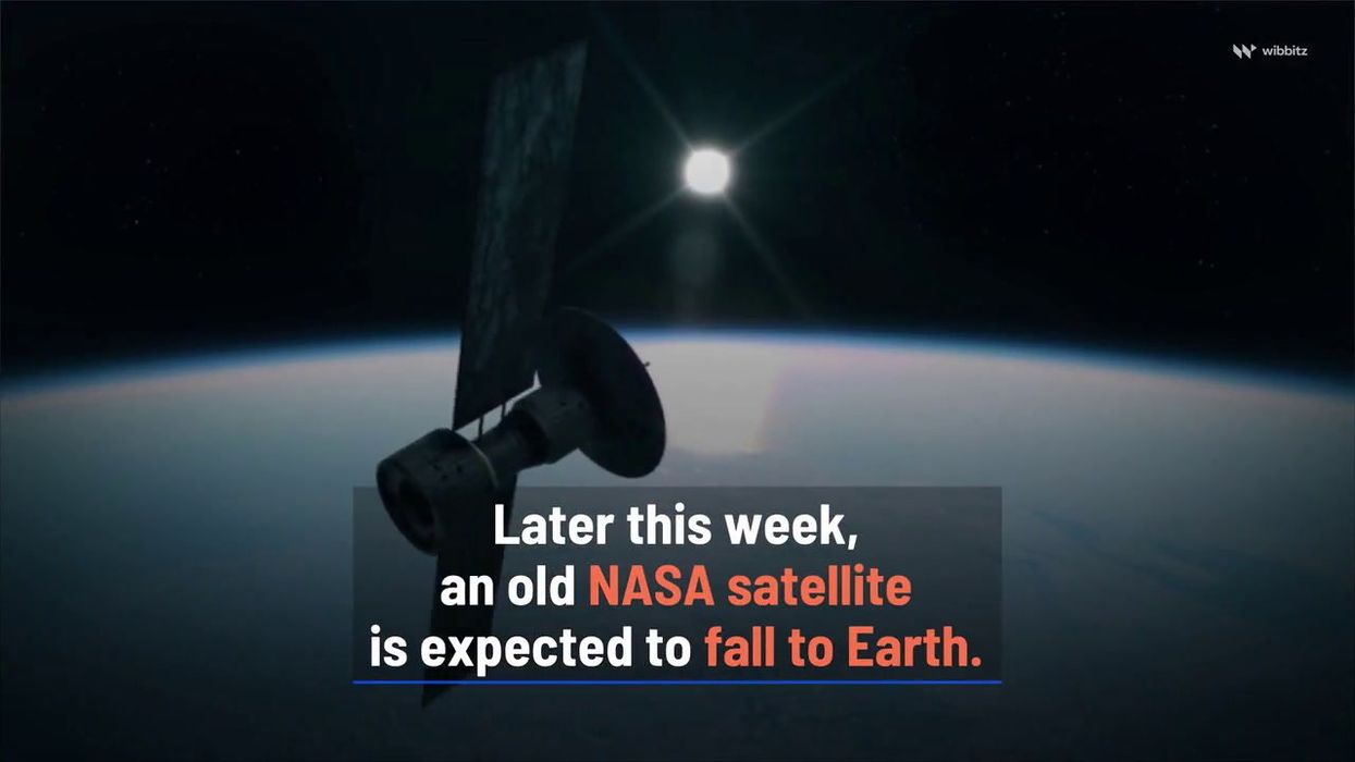 A disused satellite is crashing back down to Earth and it could hit us