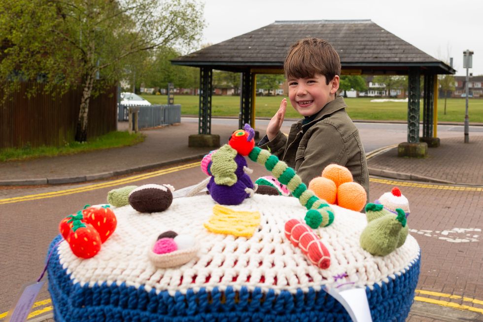 Nathan Swain, 7, in Leverstok Green, Hertfordshire