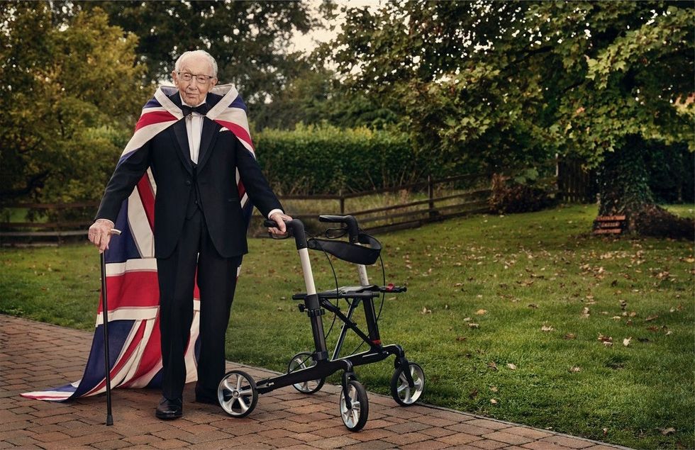 Nation\u2019s Hero, Captain Sir Tom Moore, 2020 by Gavin Bond