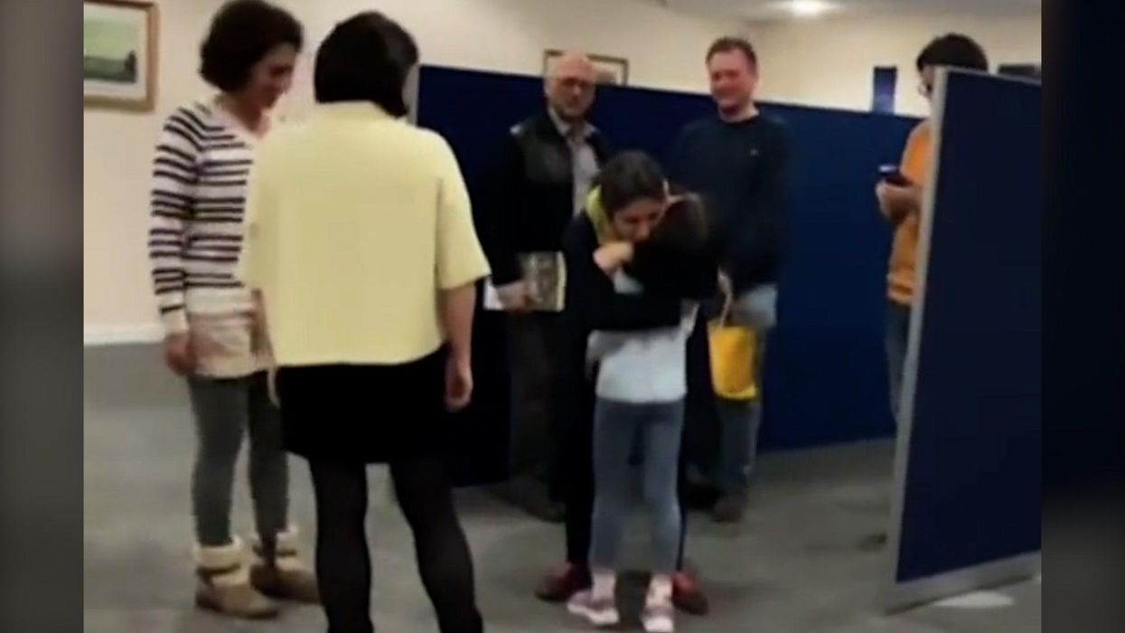 This is the emotional moment Nazanin Zaghari-Ratcliffe reunited with her family after six years