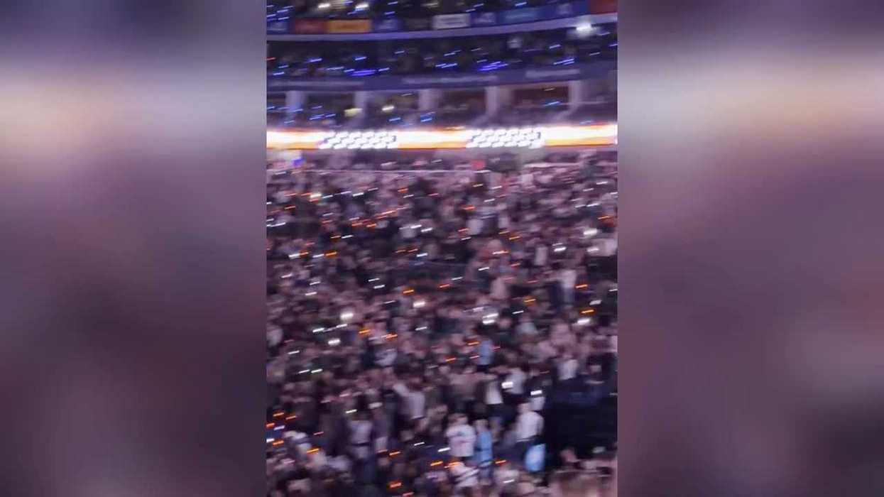 'Leave Greenland alone!' America heckled as Vanessa Williams sings at NBA game