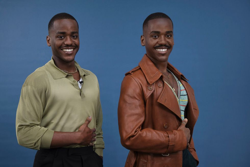 Ncuti Gatwa and his waxwork