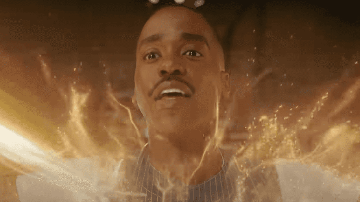 Ncuti Gatwa regenerating as the 15th Doctor.