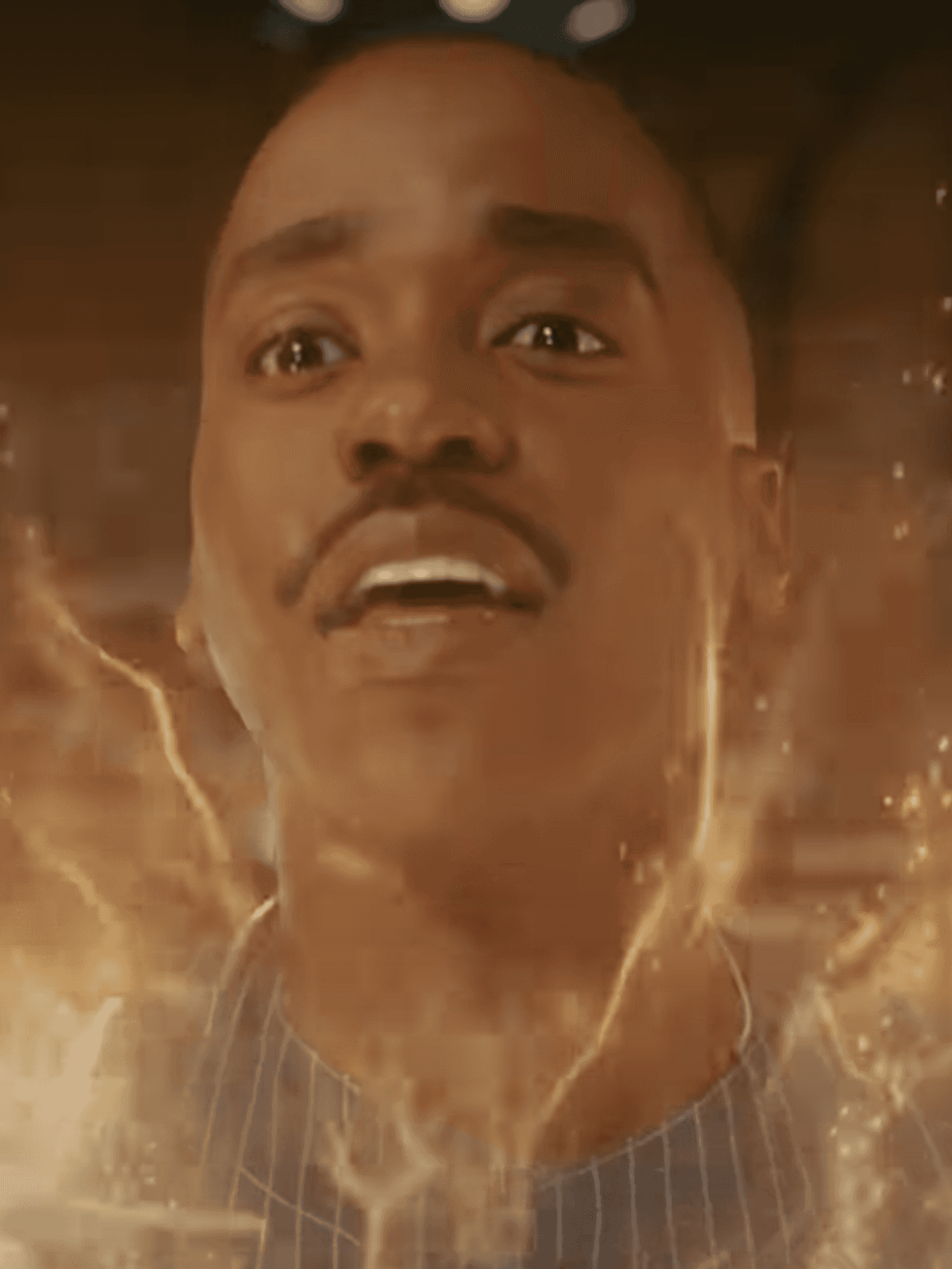 Ncuti Gatwa regenerating as the 15th Doctor.