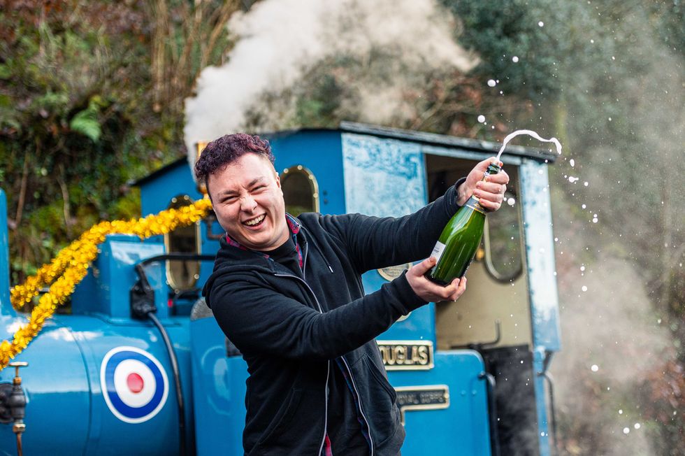 Man who won £1m on lottery phone game may buy steam train with winnings