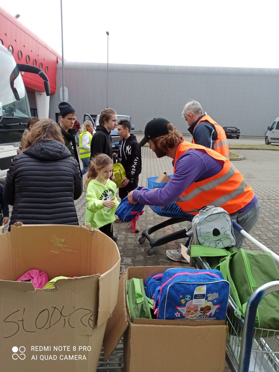 ‘Kindness backpacks’ bring ‘moments of happiness’ to young Ukrainian refugees