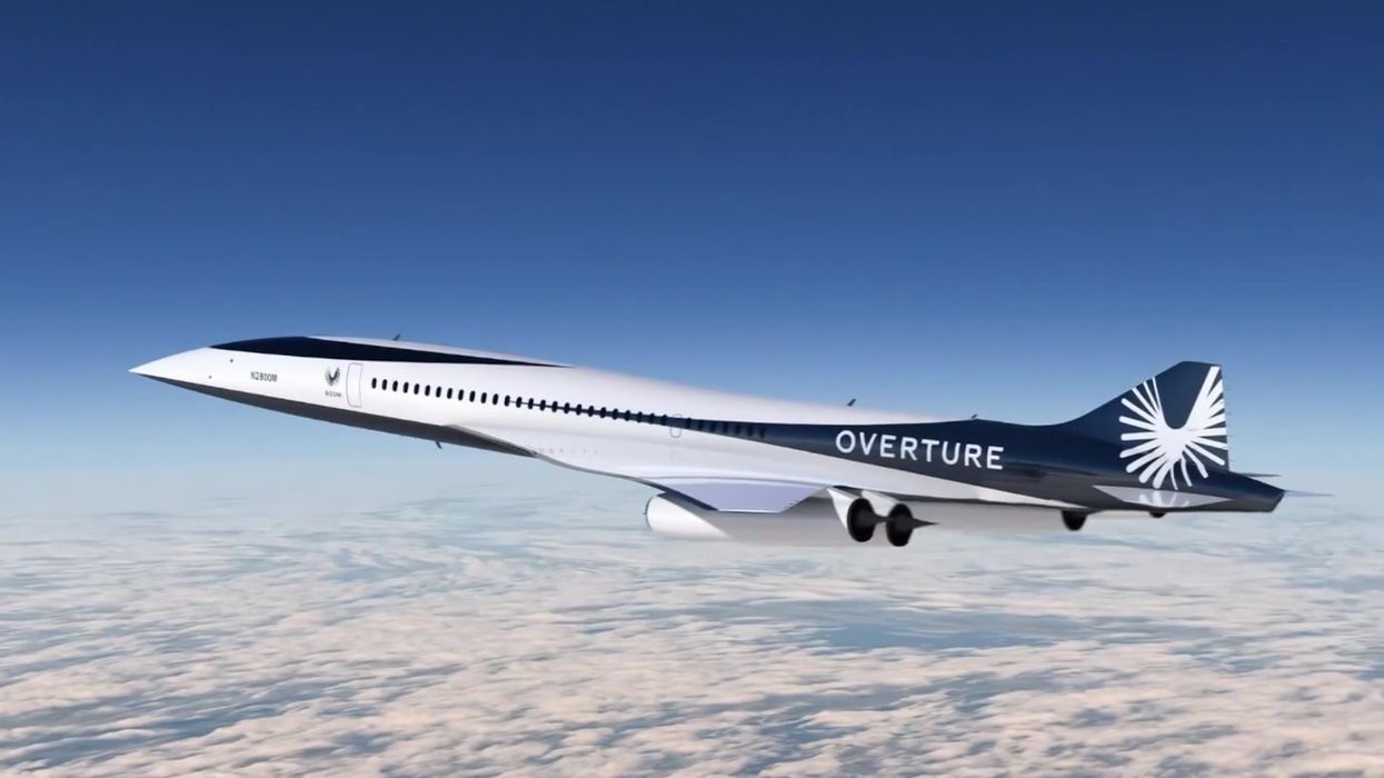 New supersonic airliner could halve New York to London travel times