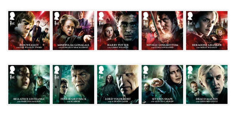 Harry Potter honoured in new set of stamps