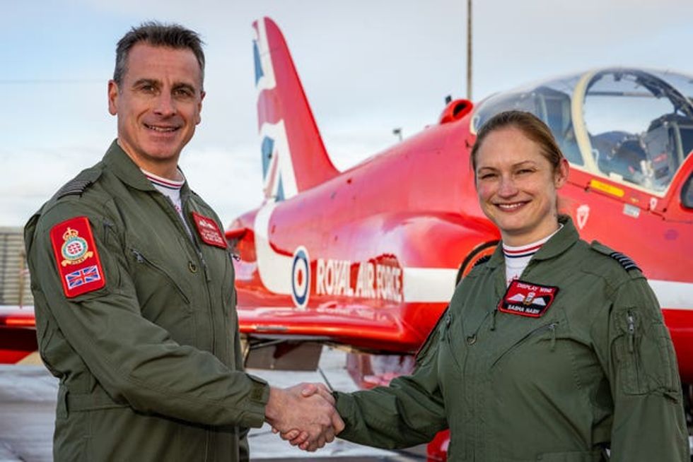 New Officer Commanding of the Red Arrows